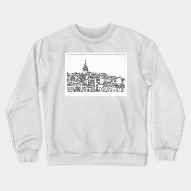 Istanbul Crewneck Sweatshirt by valery in the gallery